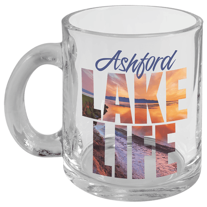 10 oz. Clear Glass Mug with Handle