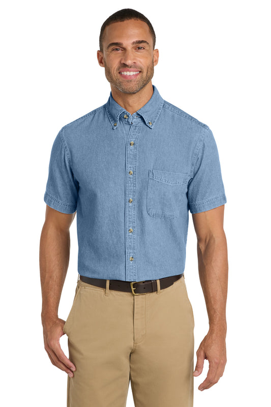 Port & Co ®  Short Sleeve Value Denim Shirt. SP11