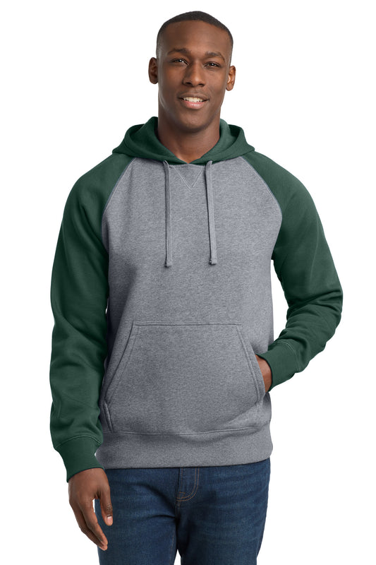 Sport-Tek ®  Raglan Colorblock Pullover Hooded Sweatshirt. ST267