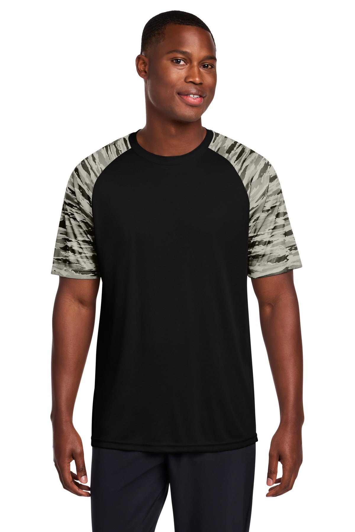 Sport-Tek ®  Drift Camo Colorblock Tee ST376