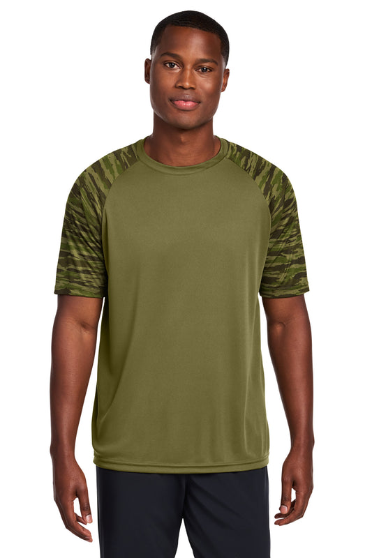 Sport-Tek ®  Drift Camo Colorblock Tee ST376