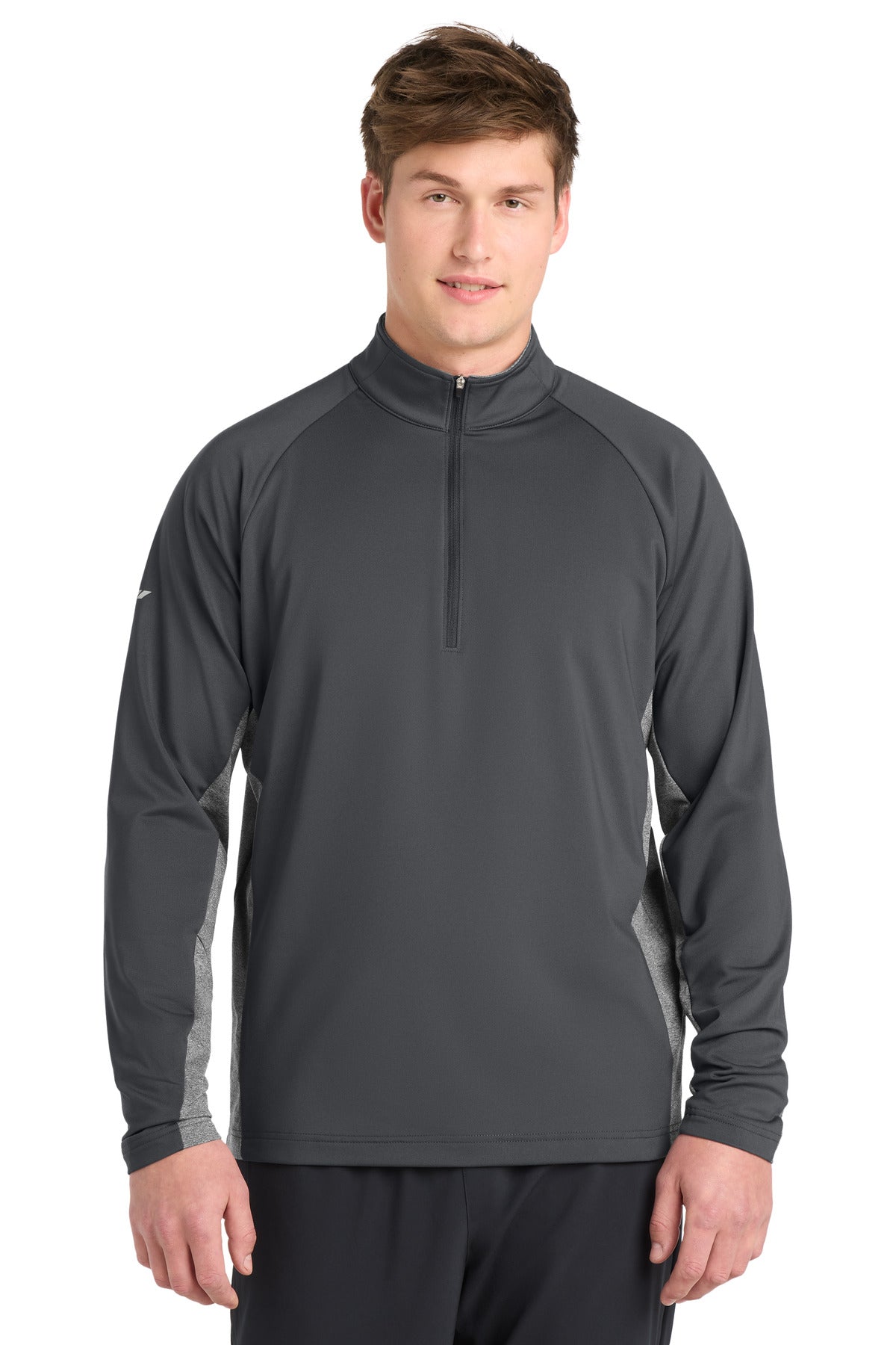 Sport-Tek ®  Sport-Wick ®  Stretch Contrast 1/4-Zip Pullover. ST854