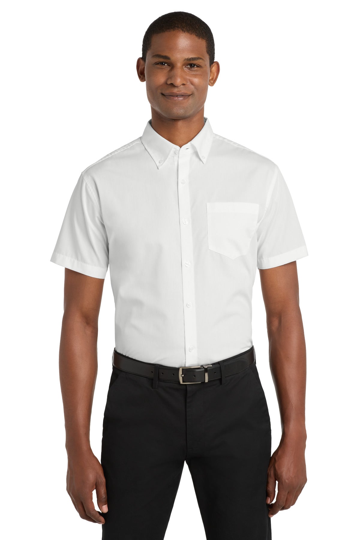 Port Authority ®  Short Sleeve Carefree Poplin Shirt. W101