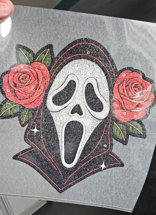 Ghost Mask - Glitter DTF