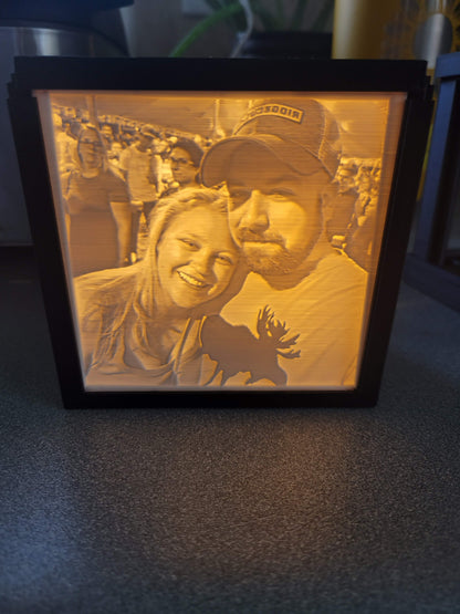 3D Photo Light Box - Single